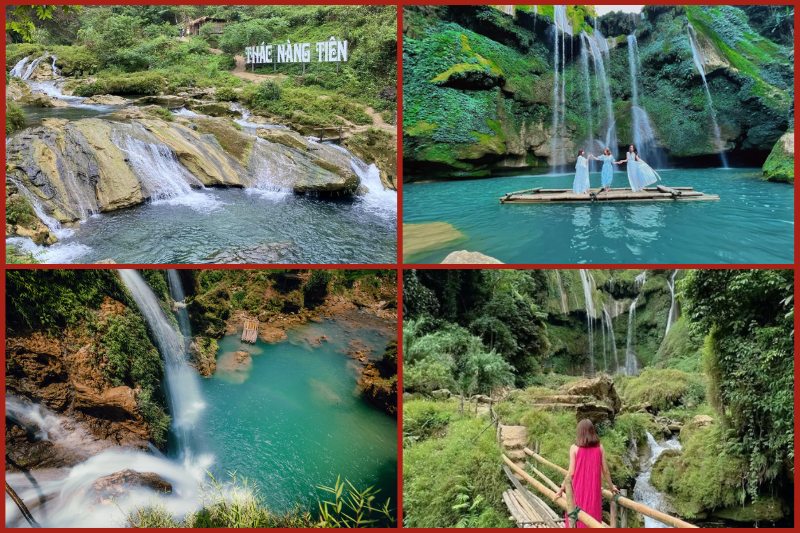 Nang Tien Waterfall in Son La, Vietnam
